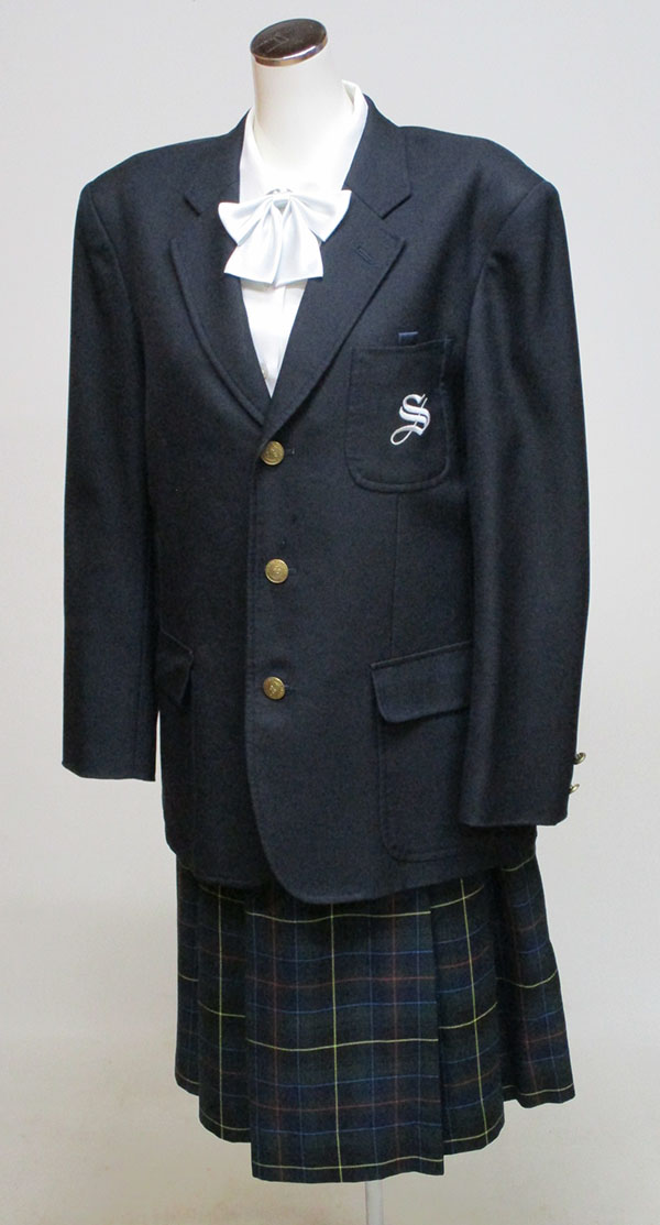 ブレザー＋ブラウス＋スカート（リボン付）