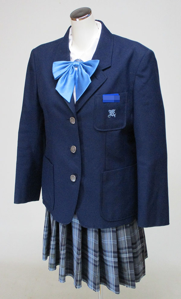 ブレザー＋ブラウス＋スカート（リボン・名札付）