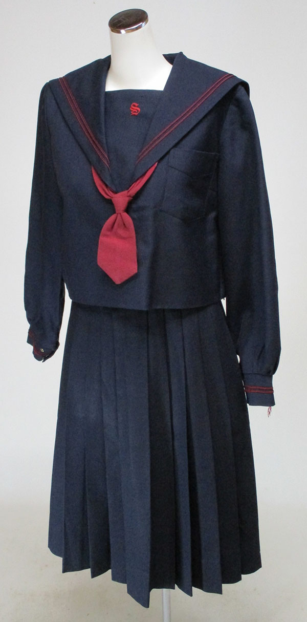 冬セーラー上下セット(ネクタイ付)